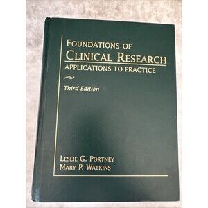 Foundations of Clinical Research Applications to Practice 3rd Ed Hardcover